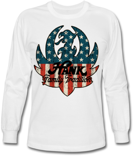 American Flag Family Tradition White Long Sleeve - Rastafari (color: Black, Fit Type: Women, Size: L) (600x600), Png Download
