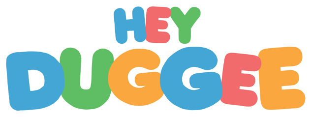 Nick Jr - Hey Duggee Logo (634x238), Png Download