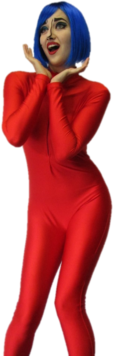 Skin Suits, Cat Suits & Hot Pants/ski Pants - Halloween Costume (528x768), Png Download