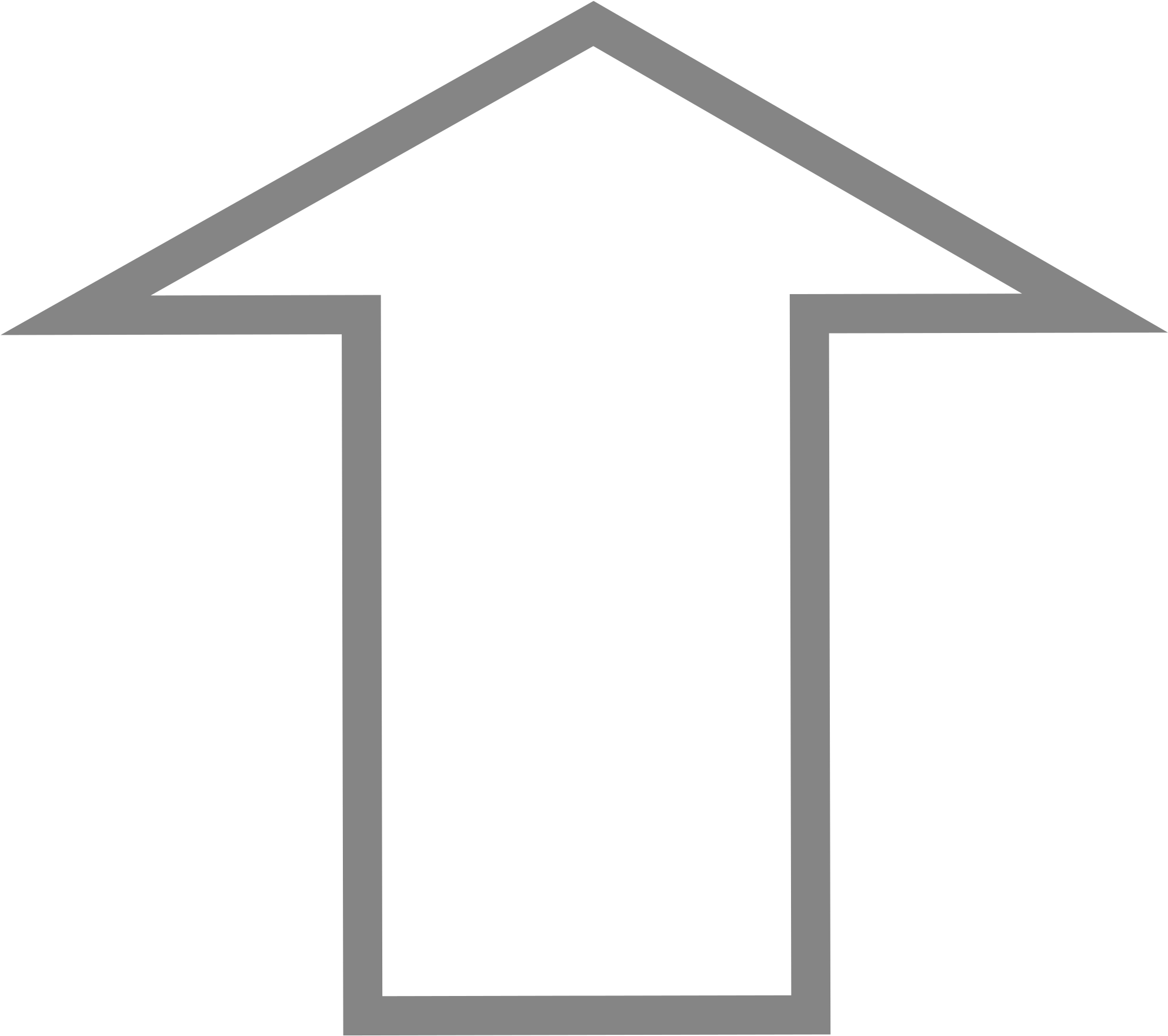Open - White Png Arrow Icon (2000x1867), Png Download