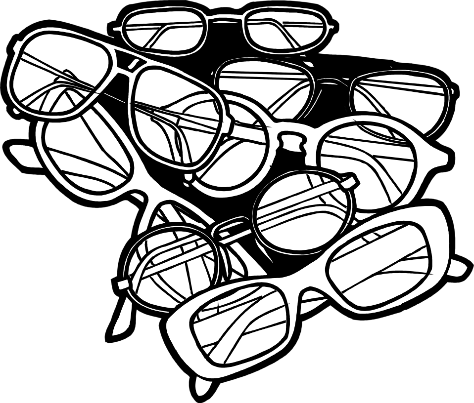 Free Stock Photos - Pile Of Glasses (958x816), Png Download