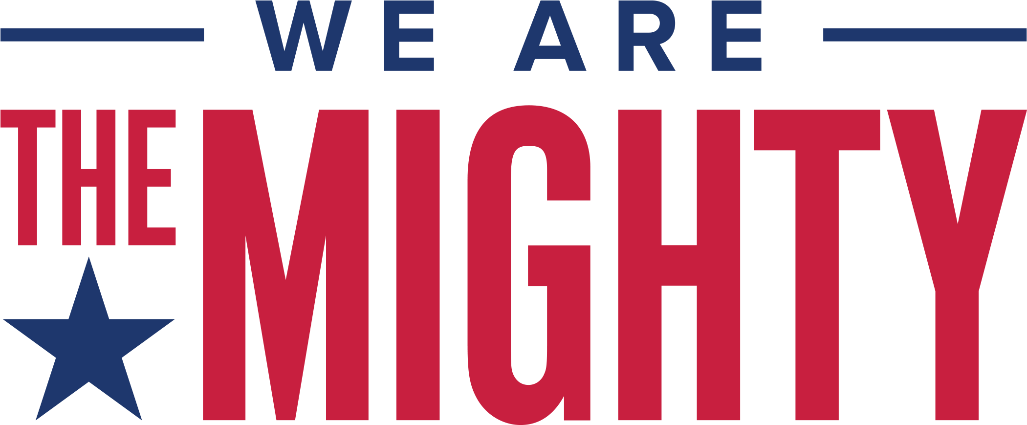 Women's We Are The Mighty American Flag Tank Top - We Are The Mighty Logo (2100x1500), Png Download