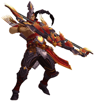 Smite God Archer - Smite Hou Yi (400x400), Png Download