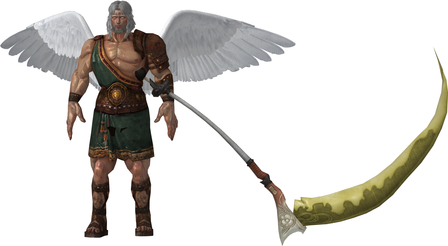 He Is The Demeaning Father Of Zeus But Also The Leader - Figurine (1920x1017), Png Download