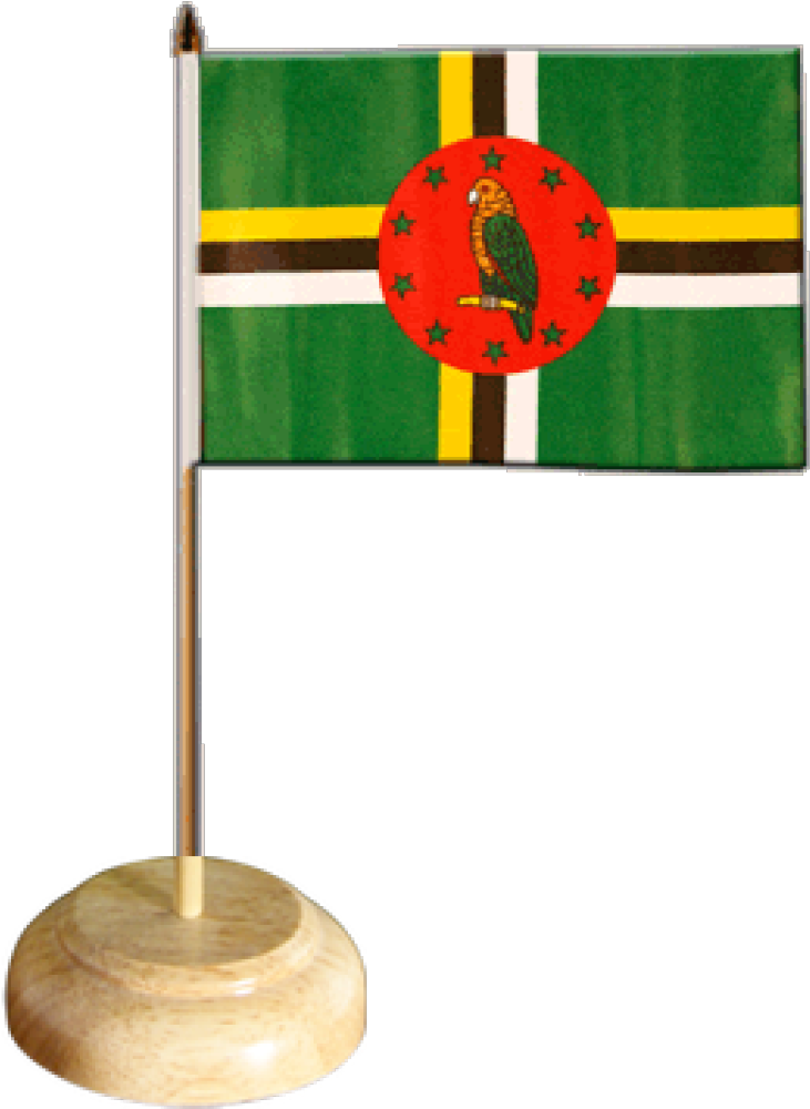 Dominica Table Flag - Bandera De Mancomunidad De Dominica (1500x1176), Png Download
