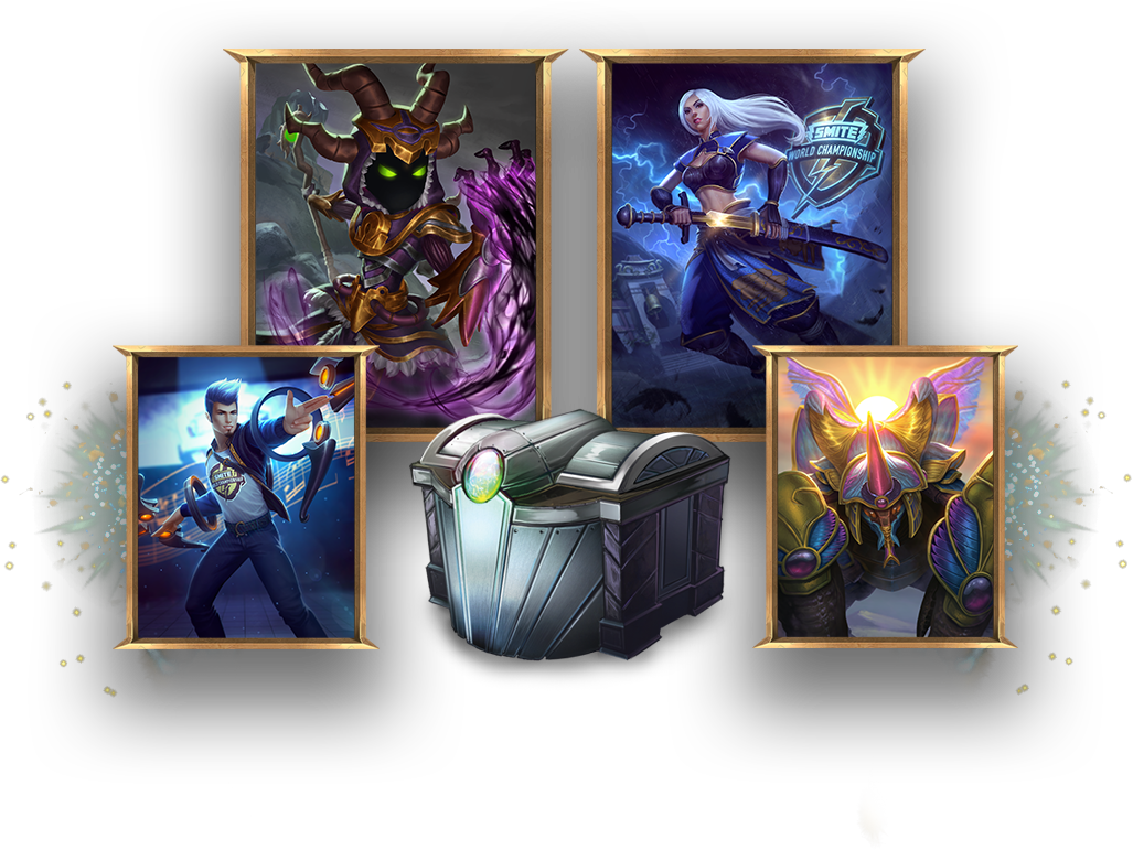 [closed]win One Of Five Smite Ultimate God Packs And - Smite World Championship (1027x771), Png Download