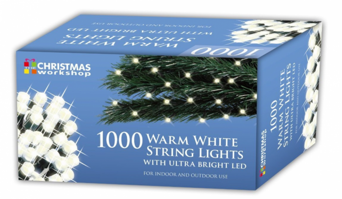 1000 Led Chaser Lights-warm White - Christmas Workshop 1000 Led Warm White Chaser Lights (700x700), Png Download