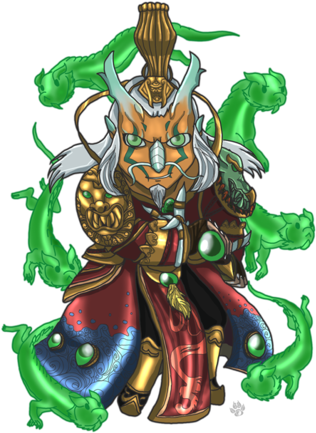 Smite Gods Turn Into Babies - Gold (640x858), Png Download