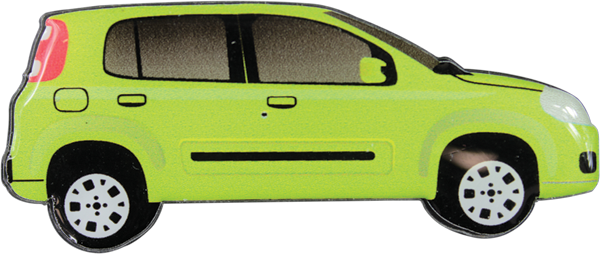 Hatchback Fridge Magnet With Full Colour Print, Mag409 - Car (600x254), Png Download