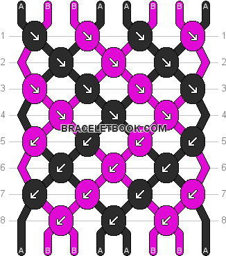 Download Normal Pattern - 6 String Friendship Bracelet Braid PNG Image ...