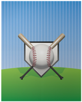 Two Baseball Bats Crossed (400x400), Png Download
