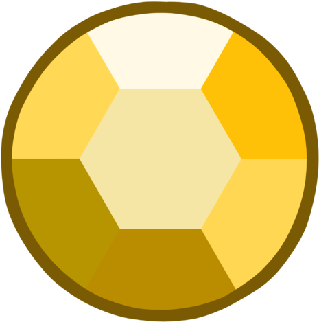 Citrine Gemstone - Circle (481x479), Png Download