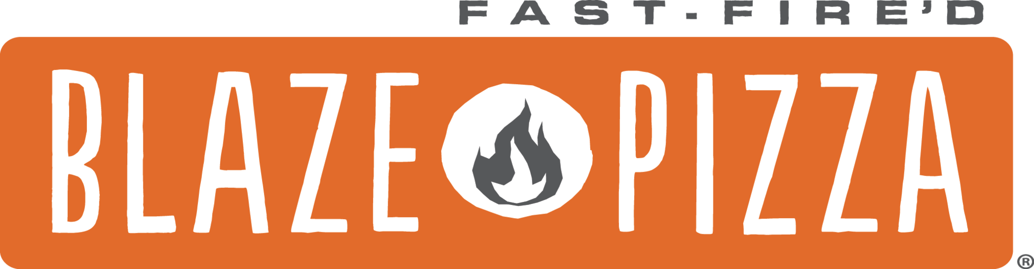 Blaze Pizza Coming Soon - Blaze Pizza Logo Flame (2048x534), Png Download