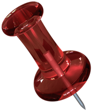 Pushpins Media - 圖釘 (400x400), Png Download