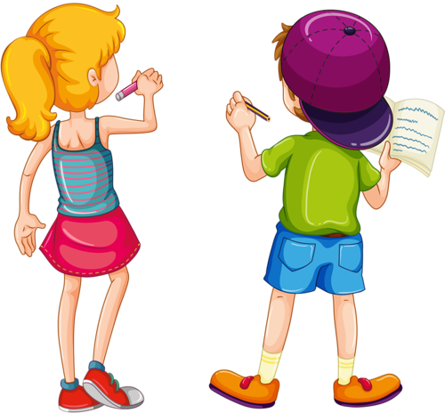 1 - Writing On Whiteboard Clipart (500x464), Png Download