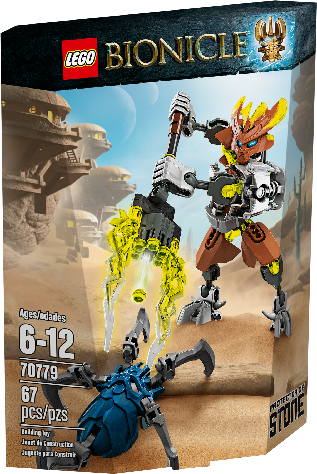 70779 70779 Alt1 - Lego Bionicle 70779 Protector Of Stone (2400x2400), Png Download