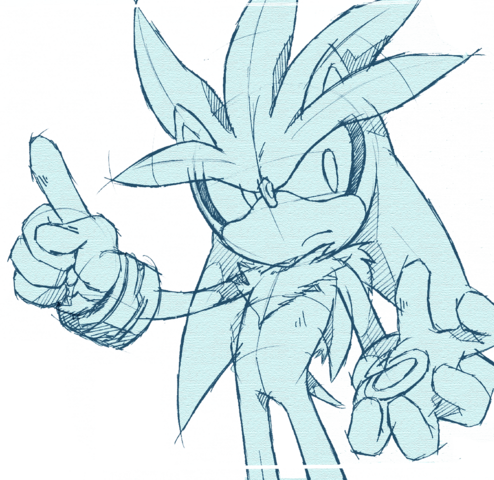 Wallpaper 042 Silver 02 Pc - Sonic Channel (494x480), Png Download