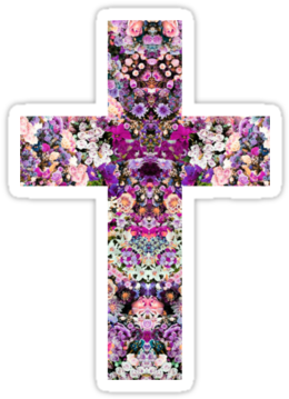 Tumblr Collage Stickers Png - Cross Tumblr Transparent (375x360), Png Download