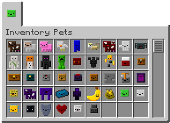 Animated Creatures That Live In Your Inventory And - Crazy Craft 3.0 Inventory Pets (580x421), Png Download