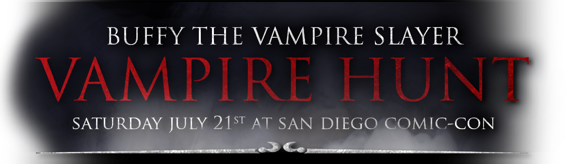 Buffy Slays San Diego - Buffy The Vampire Slayer (1167x339), Png Download