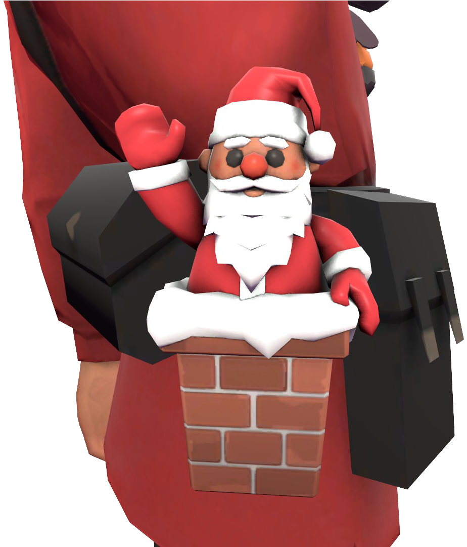 Soldier Pocket Santa - Tf2 Pocket Santa (951x1080), Png Download