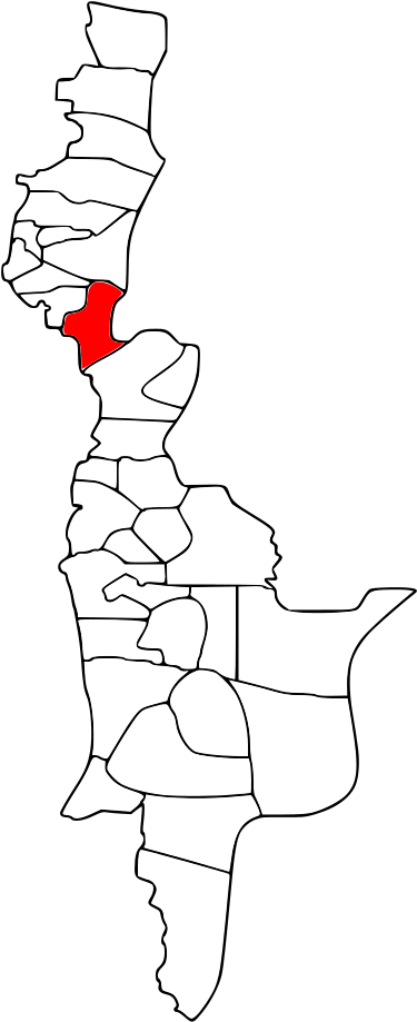 Ilocos Sur Map Locator-santa - Ilocos (425x958), Png Download