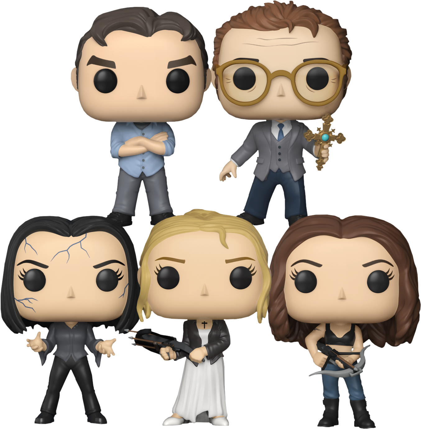 Buffy - Buffy Funko Pops (1354x1378), Png Download