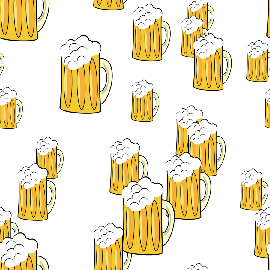 Beer Drawing Computer Icons Cartoon Drink - Barley Hops Shower Curtain (750x750), Png Download