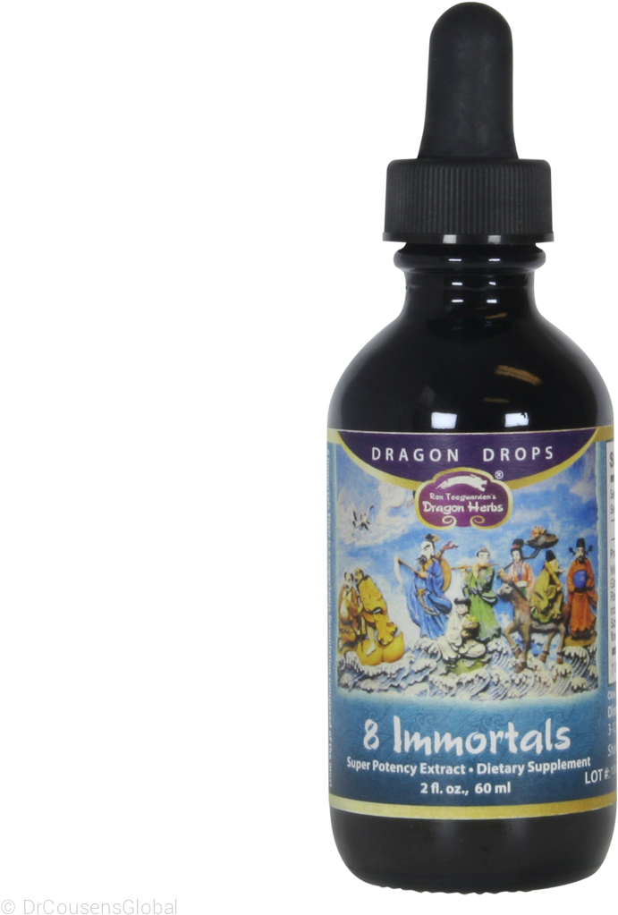 8 Immortals, 2 Fl - Dragon Herbs - 8 Immortals Drops - 2 Oz. (1100x1100), Png Download