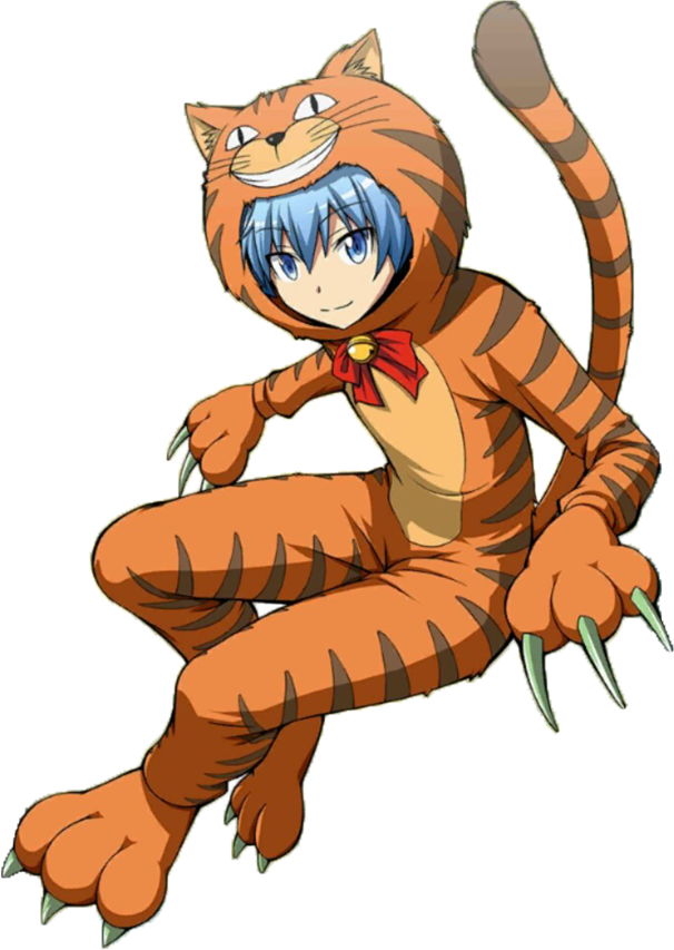 Nagisa Shiota Cat Costume - Cartoon (606x853), Png Download