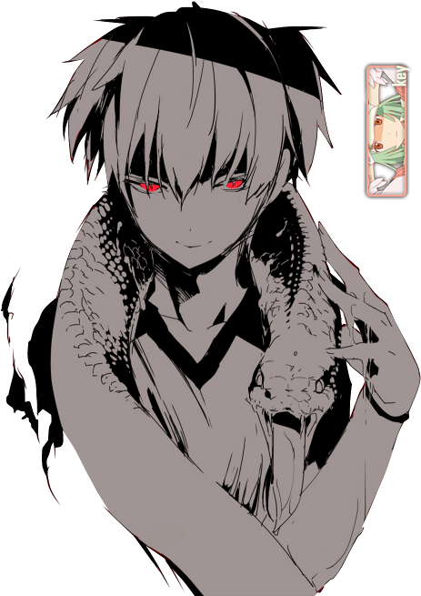 Image Result For Assassination Classroom Nagisa Bloodlust - Assassination Classroom Demon Karma X Snake Nagisa (507x677), Png Download