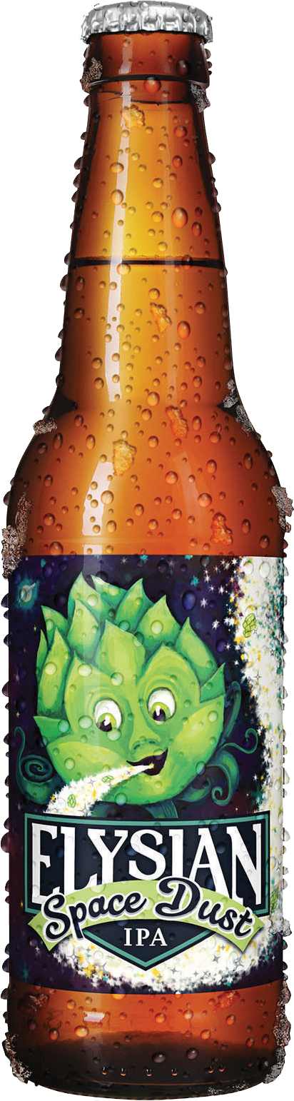 Craft Beers - Elysian Space Dust 22oz (412x1542), Png Download