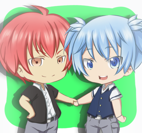 Chibi Assassination Classroom - Assassination Classroom Nagisa Chibi (500x469), Png Download