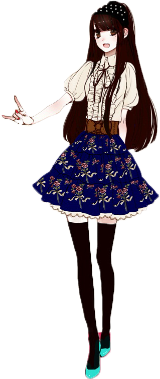 Fashionable Anime Girl Outfits (540x800), Png Download