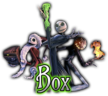 Cajaus - Custom Nightmare Before Christmas Theme Two Sides Printed (1152x338), Png Download