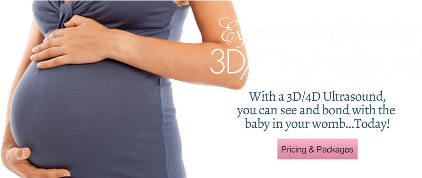 3d Ultrasound / 4d Ultrasound - 3d Ultrasound (963x365), Png Download