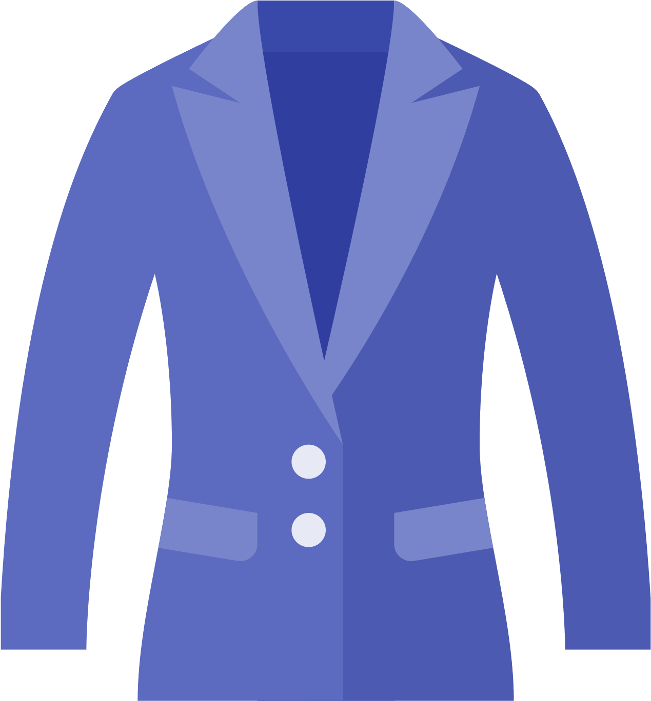 Womens Suit Icon - Png Blue Suit (1600x1600), Png Download