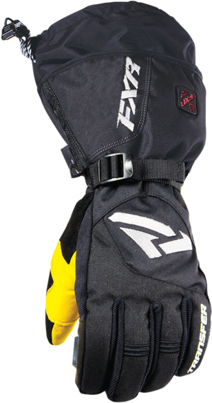 Fxr Racing Black Transfer Glove (585x585), Png Download