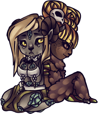 Faun Homies - Cartoon (342x399), Png Download