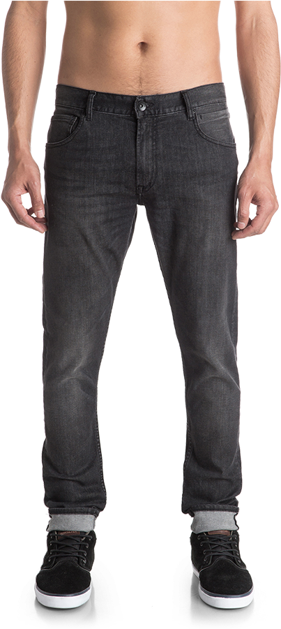Skinny - Slimfit Jeans (496x900), Png Download