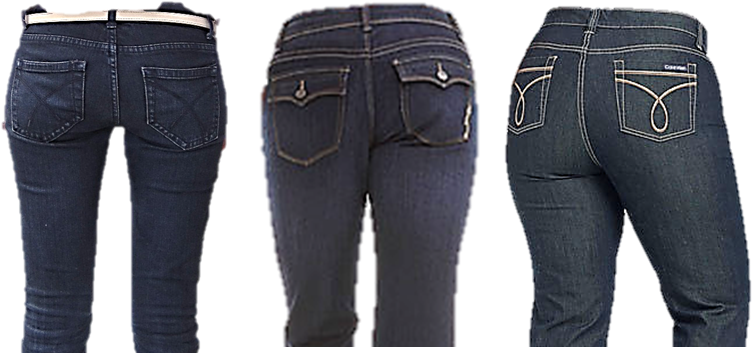 Assorted Jeans - Jeans (777x376), Png Download