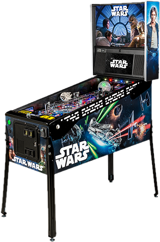 Stern Pinball - Star Wars Premium Pinball (375x537), Png Download