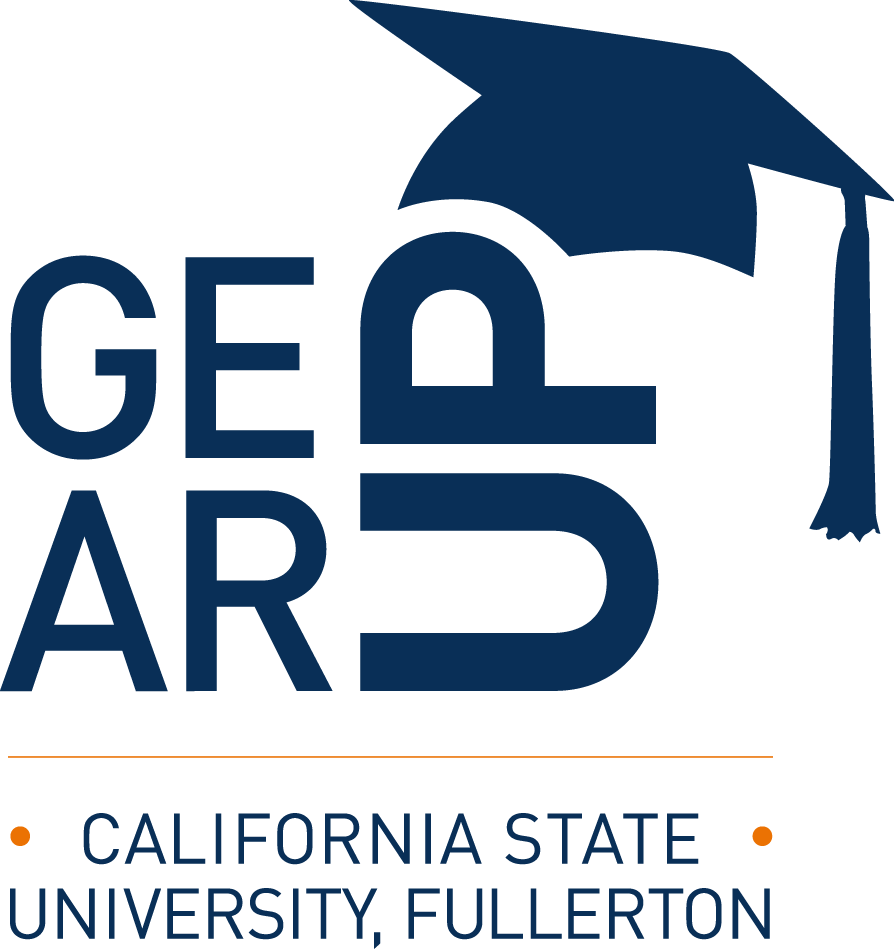 Gear Up At Cal State University Fullerton - Csuf Gear Up Logo (894x949), Png Download