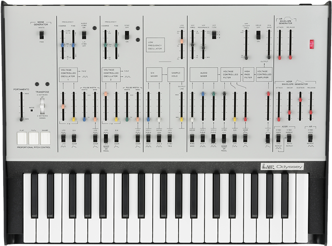 Desc - Images - Korg Arp Odyssey Rev 1 (800x540), Png Download