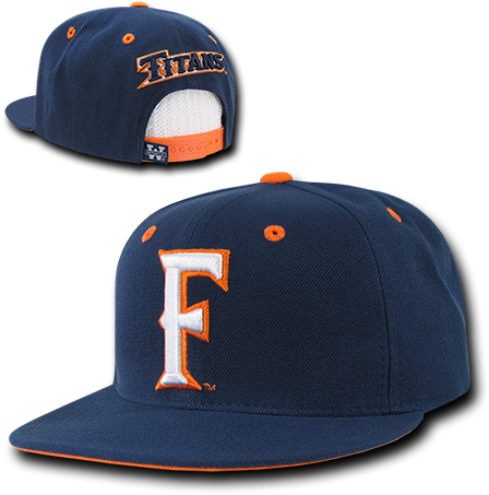 Ncaa Csuf Cal State Fullerton Titans University Snapback - Cal State University Fullerton Titans Csuf Flat Bill (500x500), Png Download