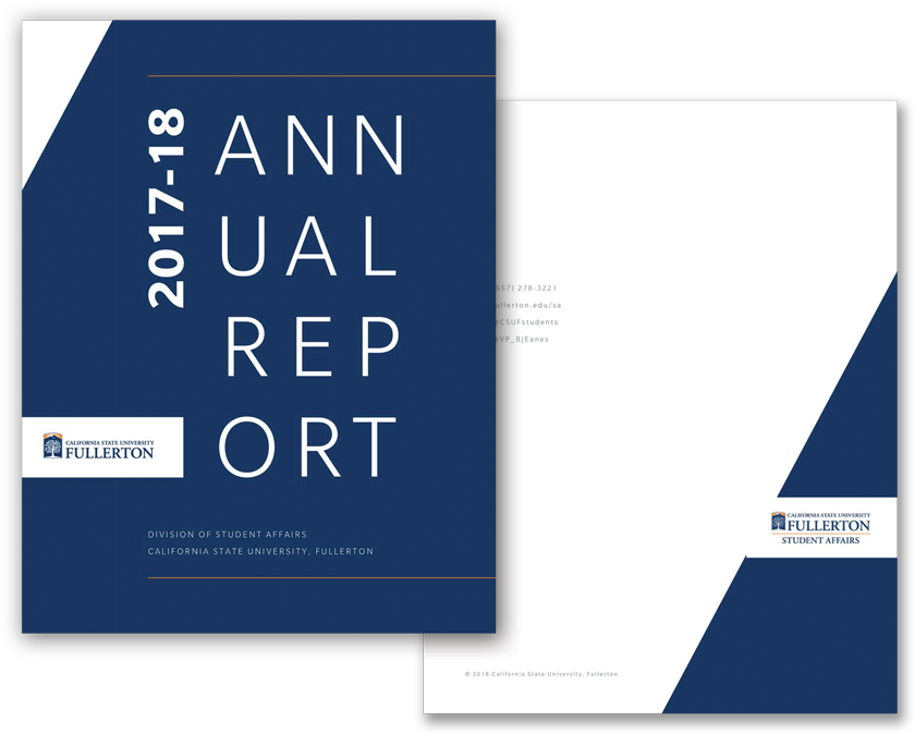 Csuf Student Affairs Annual Report - Book Cover (1000x800), Png Download