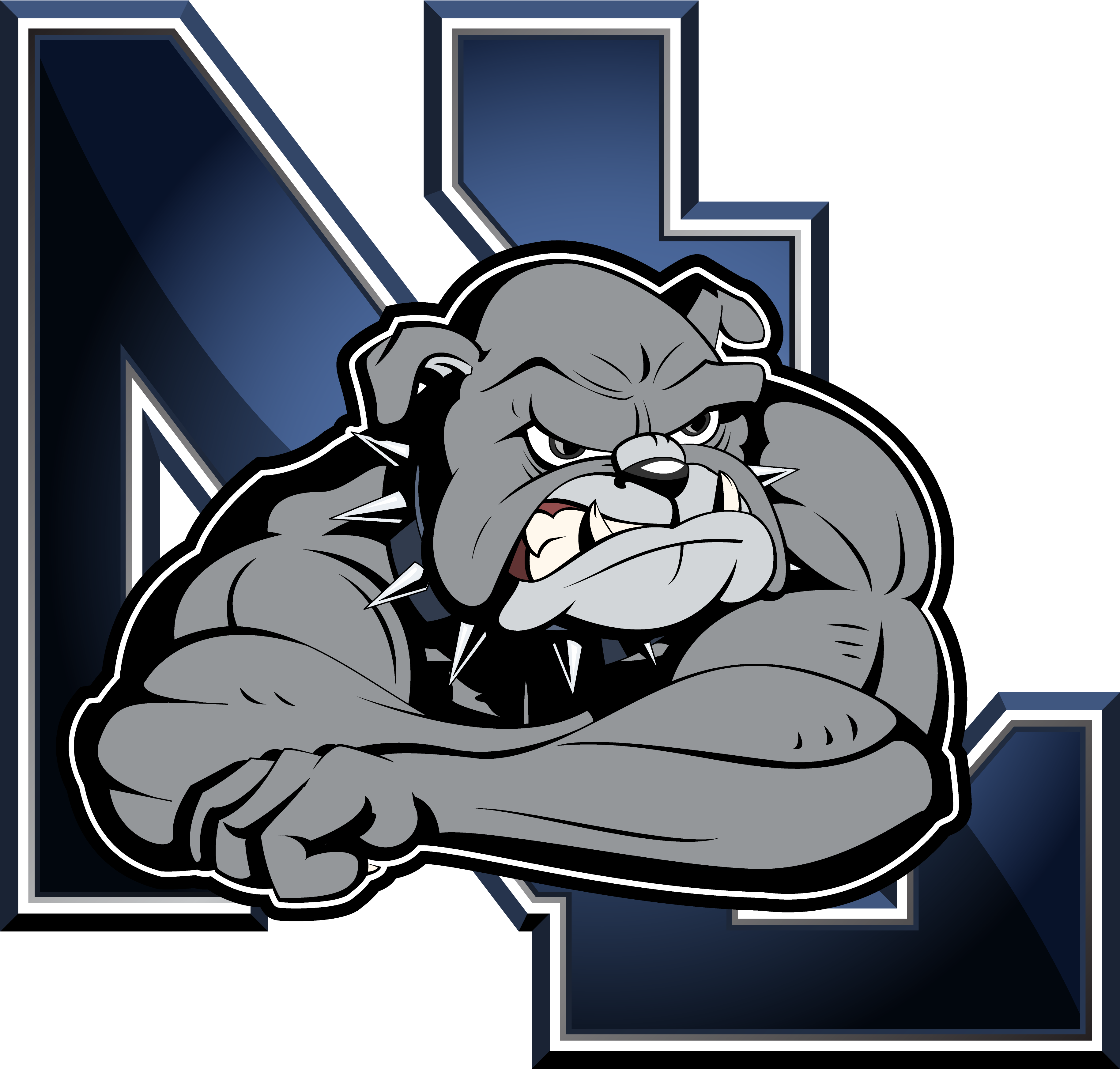 Bulldogs Athletics - Northern Lehigh Bulldogs Logo (3660x3660), Png Download