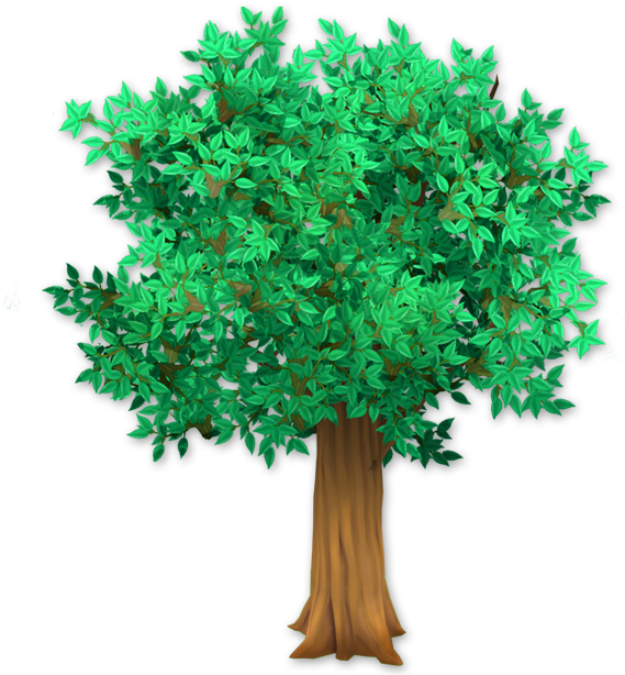 Vibrant Tree - Wiki (615x615), Png Download