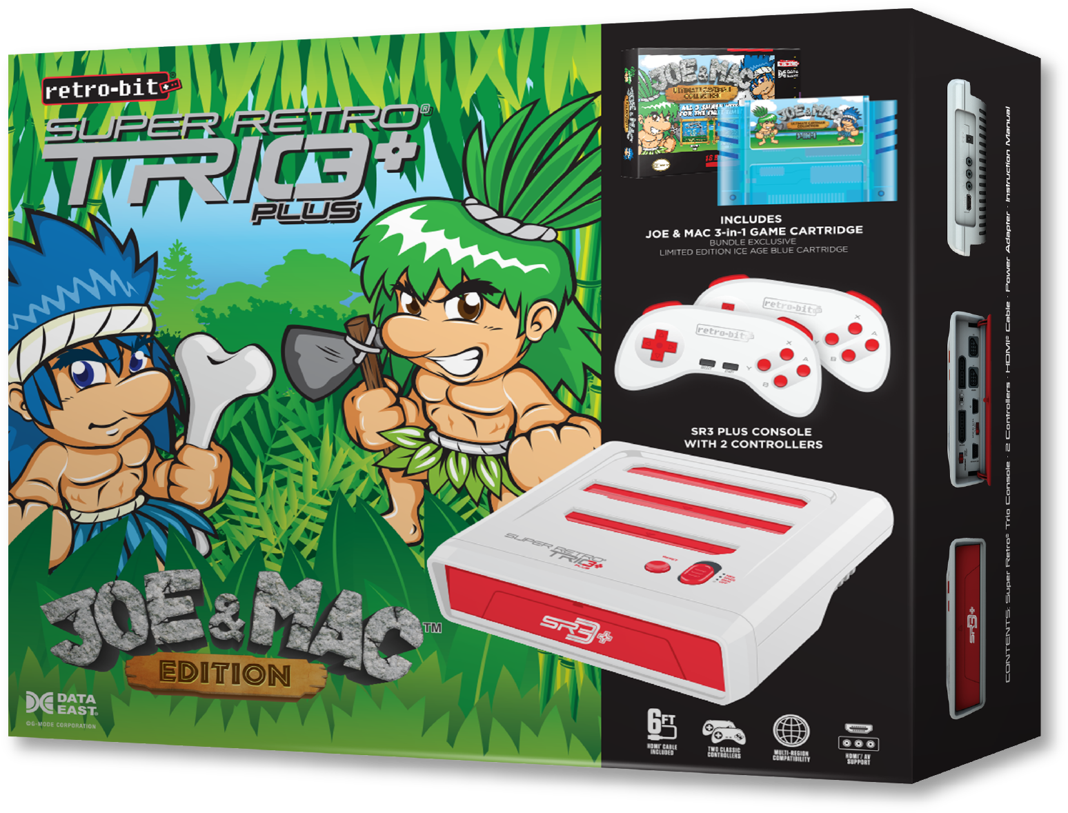 Super Retro Trio Plus Joe Mac Limited Edition Ice Age - Joe & Mac (1562x1193), Png Download