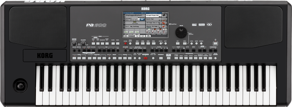 Korg Pa600 Professional Arranger - Korg Pa600 (1200x1200), Png Download